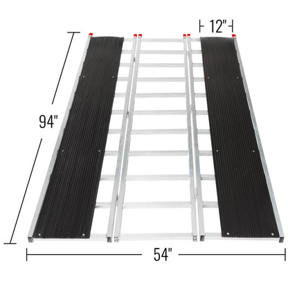Folding Snowmobile Ramp Extension for Black Ice SNO-9454-HDXW (7' 10" x 54")