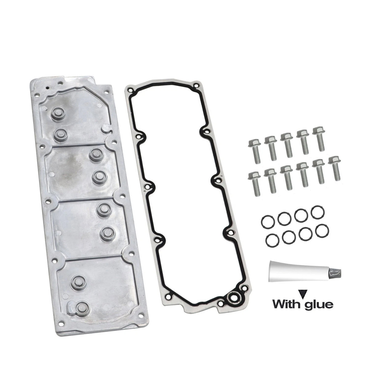 Valley Cover Block Off Plate with Gasket for Chevy Gen 4 LS (1999–2007)