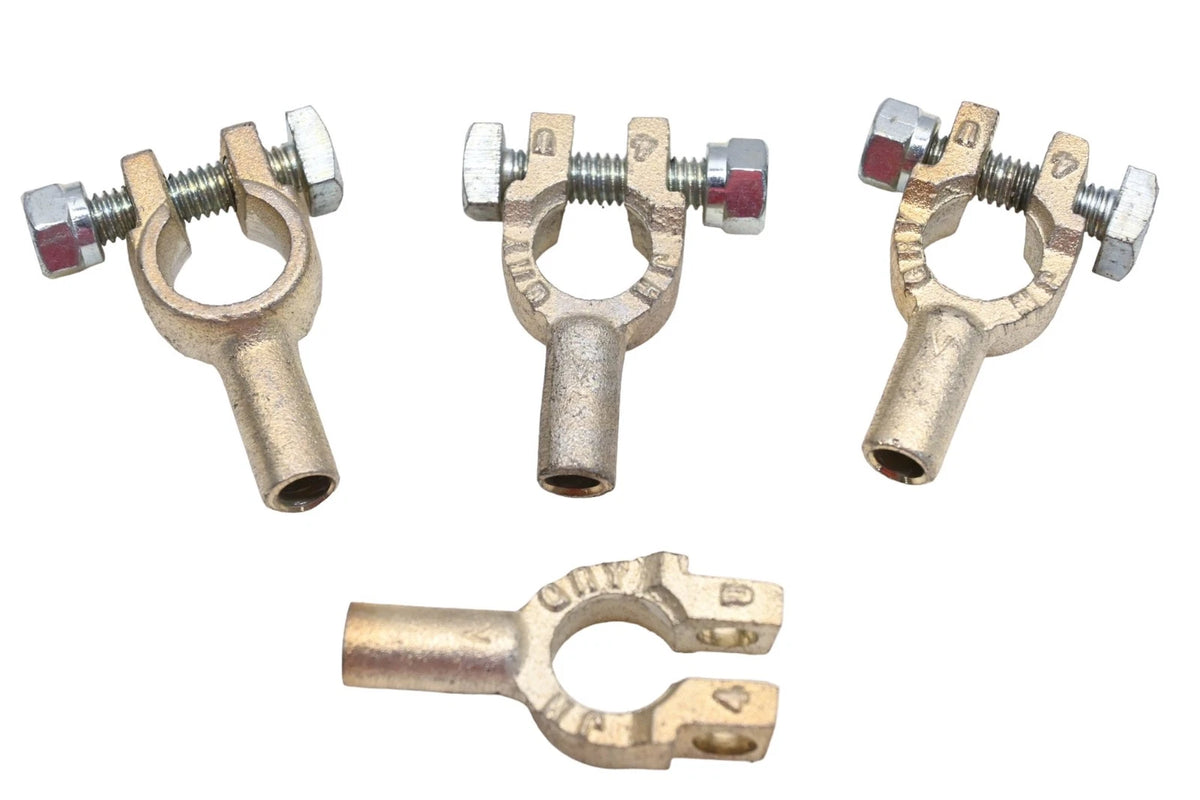 Set of 4 Delco 7492 Battery Terminals