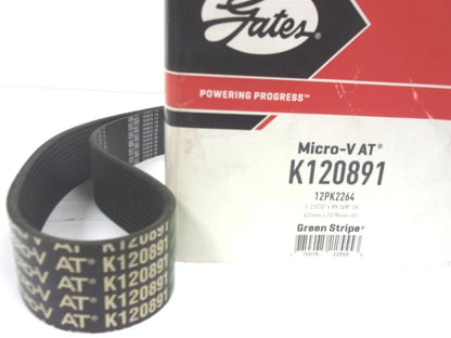Gates Serpentine Micro-V Belt 12PK2264 for K120891 (89-5/8" X 1-21/32")