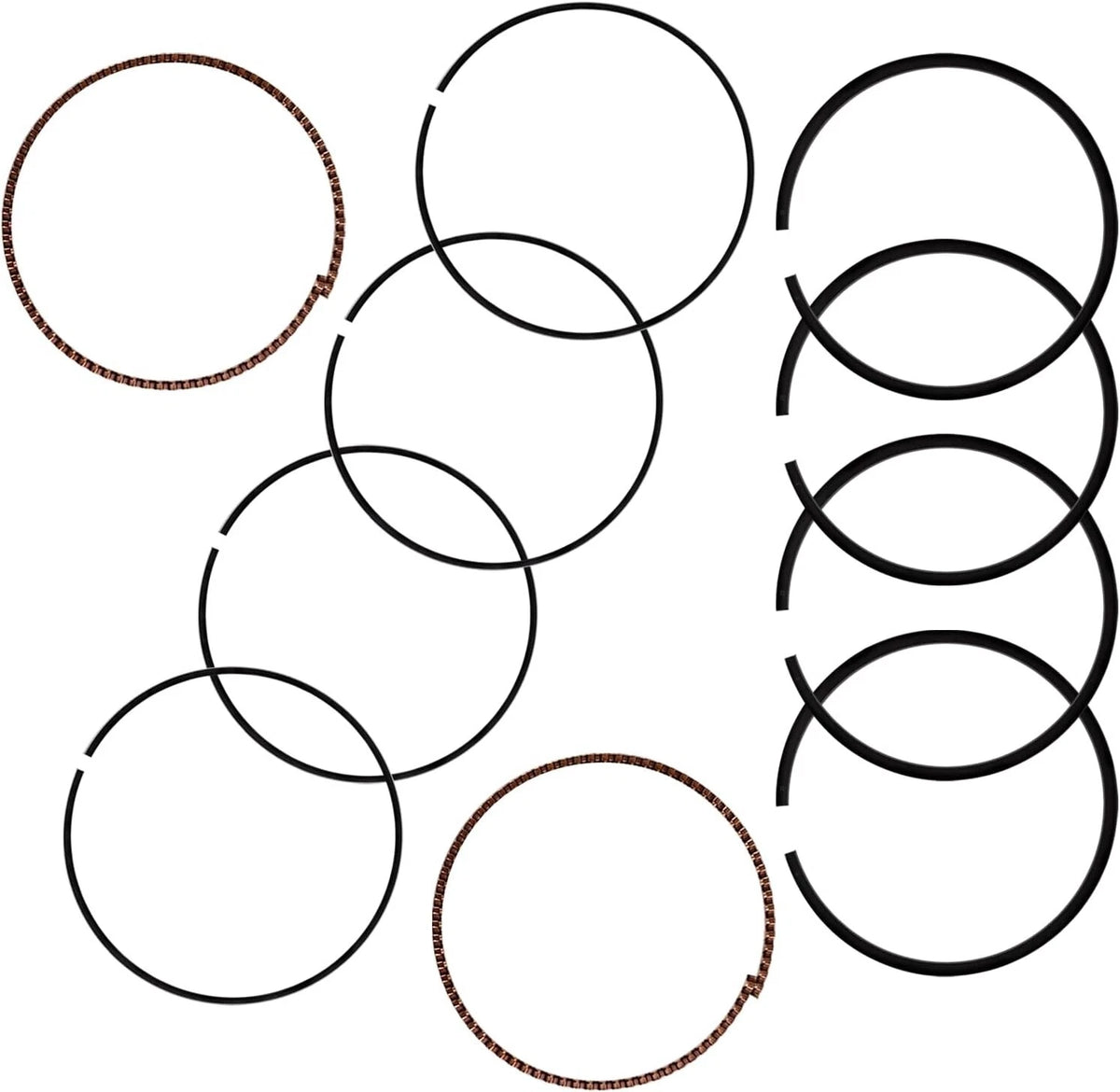 2 Sets of Piston Rings for Kohler CV18-CH20, CV18-CV2, 24-108-22-S (88mm)