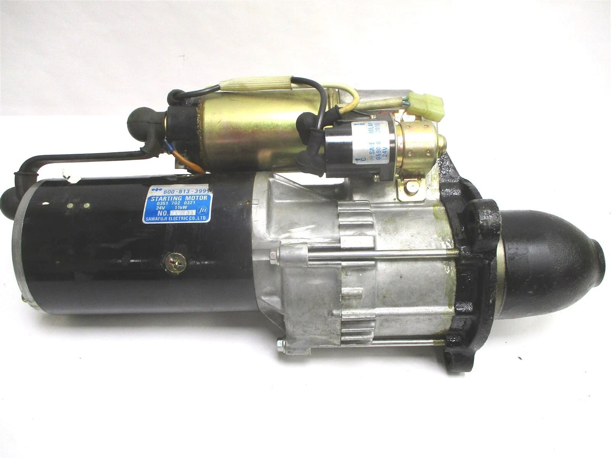 Starter for Komatsu (600-813-3992, 0351-702-0321) (24V 11kW CW 11T)