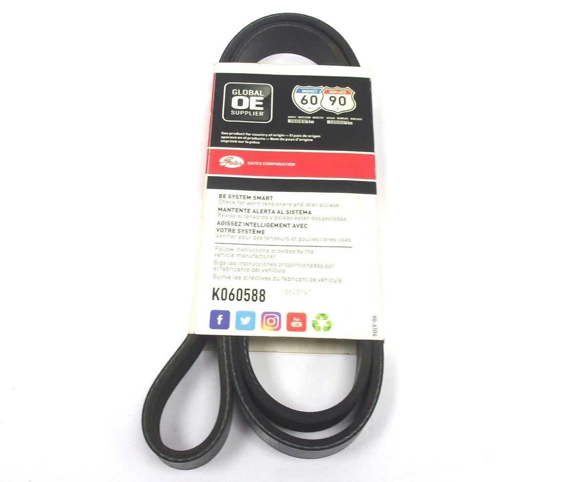 Gates Serpentine Micro-V Belt 6PK1495 for