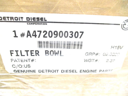 Filter Bowl for Detroit Diesel (A4720900307)