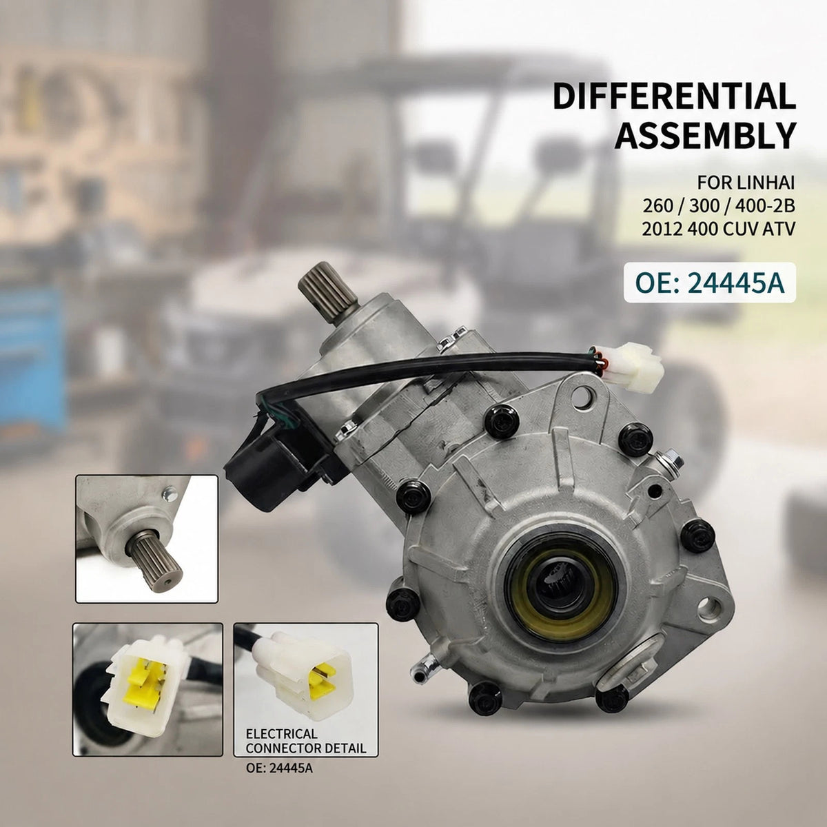 Front Diff GearBox 24445A 24445 for Linhai 260/300/400-2B (2012)