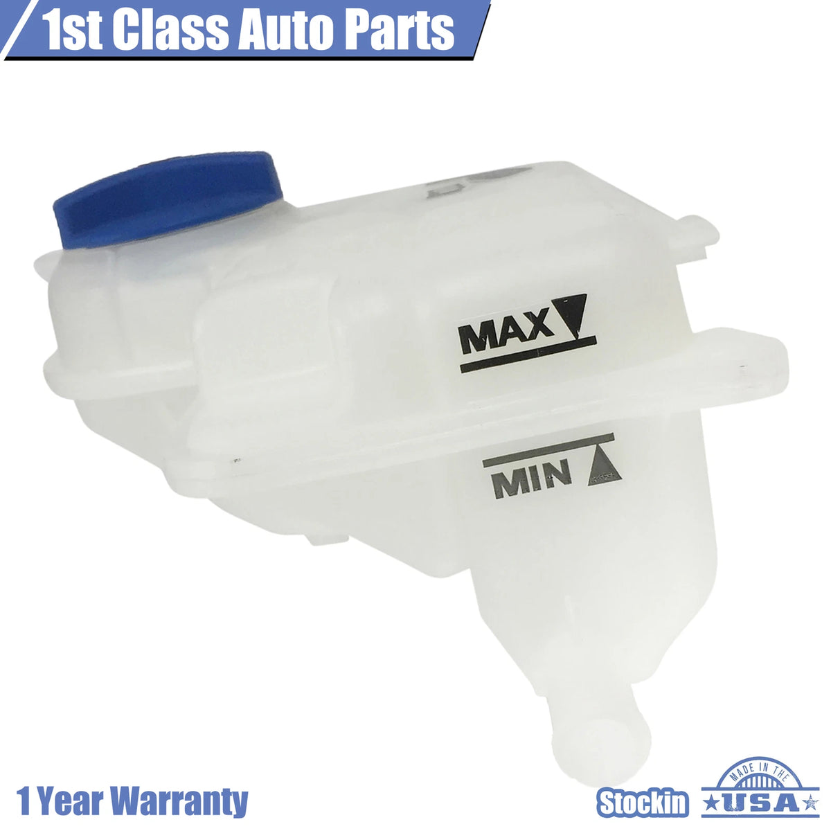 Engine Coolant Overflow Reservoir Expansion Tank w/Cap for Audi A4 (1996–2001)