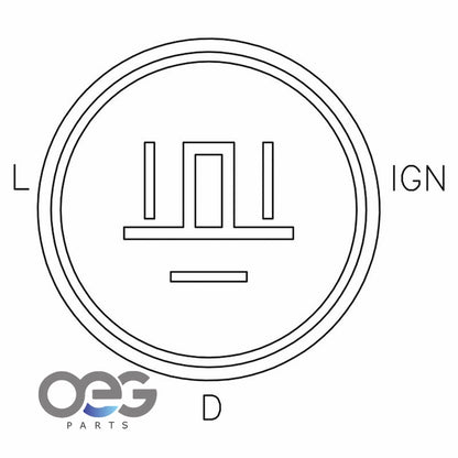 Voltage Regulator for Isuzu (1992–1995) 8941390120, Denso 126000-0430, 126000-1711