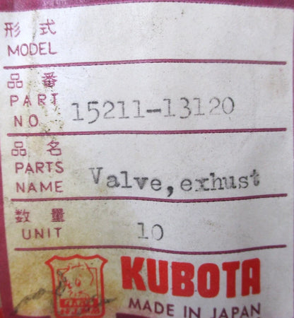 Exhaust Valve for Kubota L200 L210 Tractor (15211-13120)