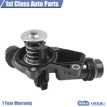Thermostat Housing for BMW E46 E39 X5 X3 Z3 Z4 325i 1999–2006 w/Sensor