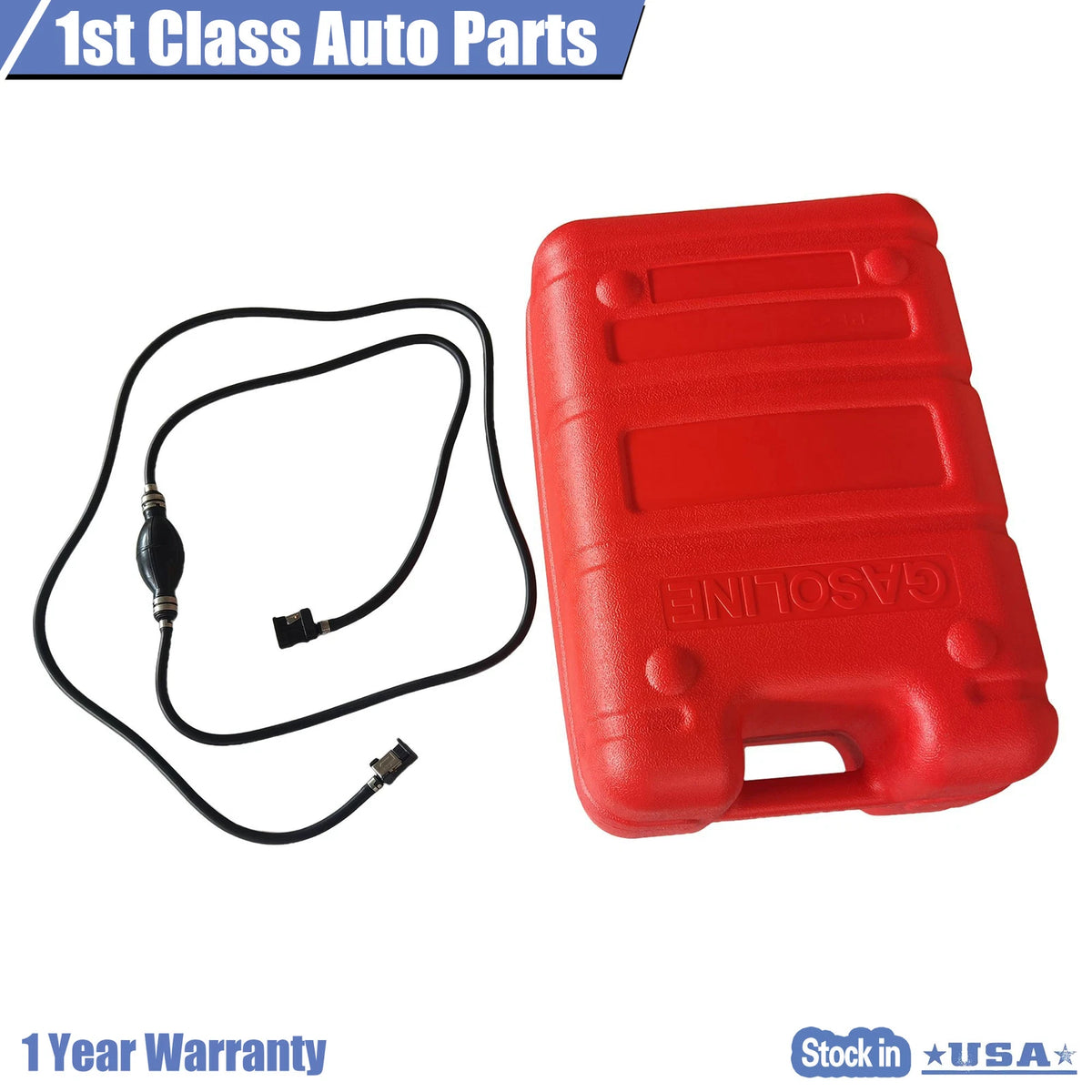 6.3 Gallon Portable Marine Fuel Tank with Connector for Outboard Motors