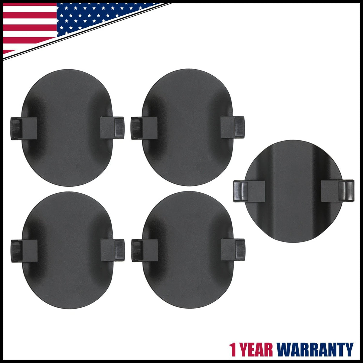 5Pcs 5th Wheel Mount Hitch Platform Covers for GMC Sierra 2020–2024