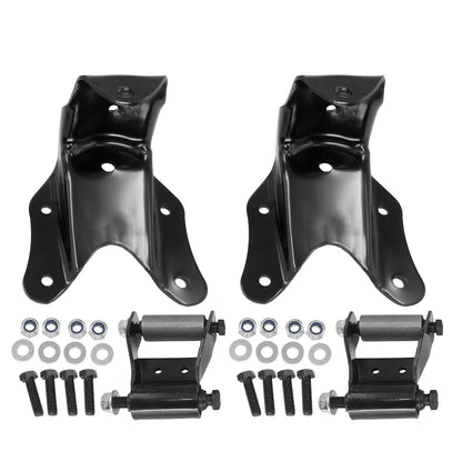 2X Rear Leaf Spring Shackle Bracket Kit for Ford Bronco F150 (1980–1997)