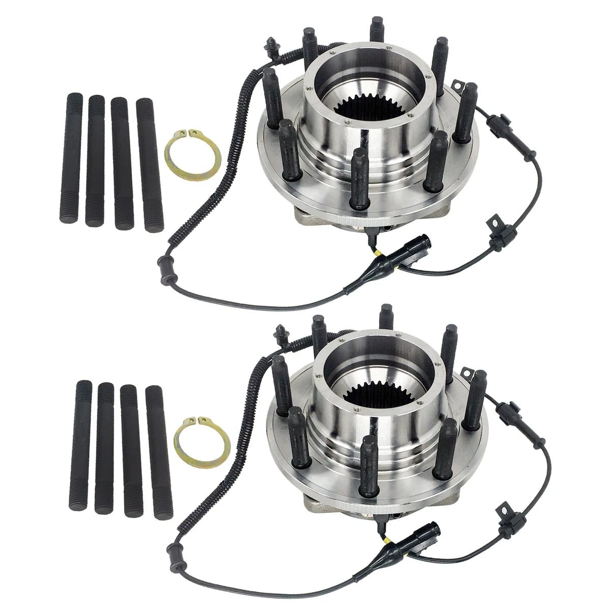 Pair Front Wheel Hub Bearing Kit for Ford F-250 F-550 Super Duty (2005–2010)