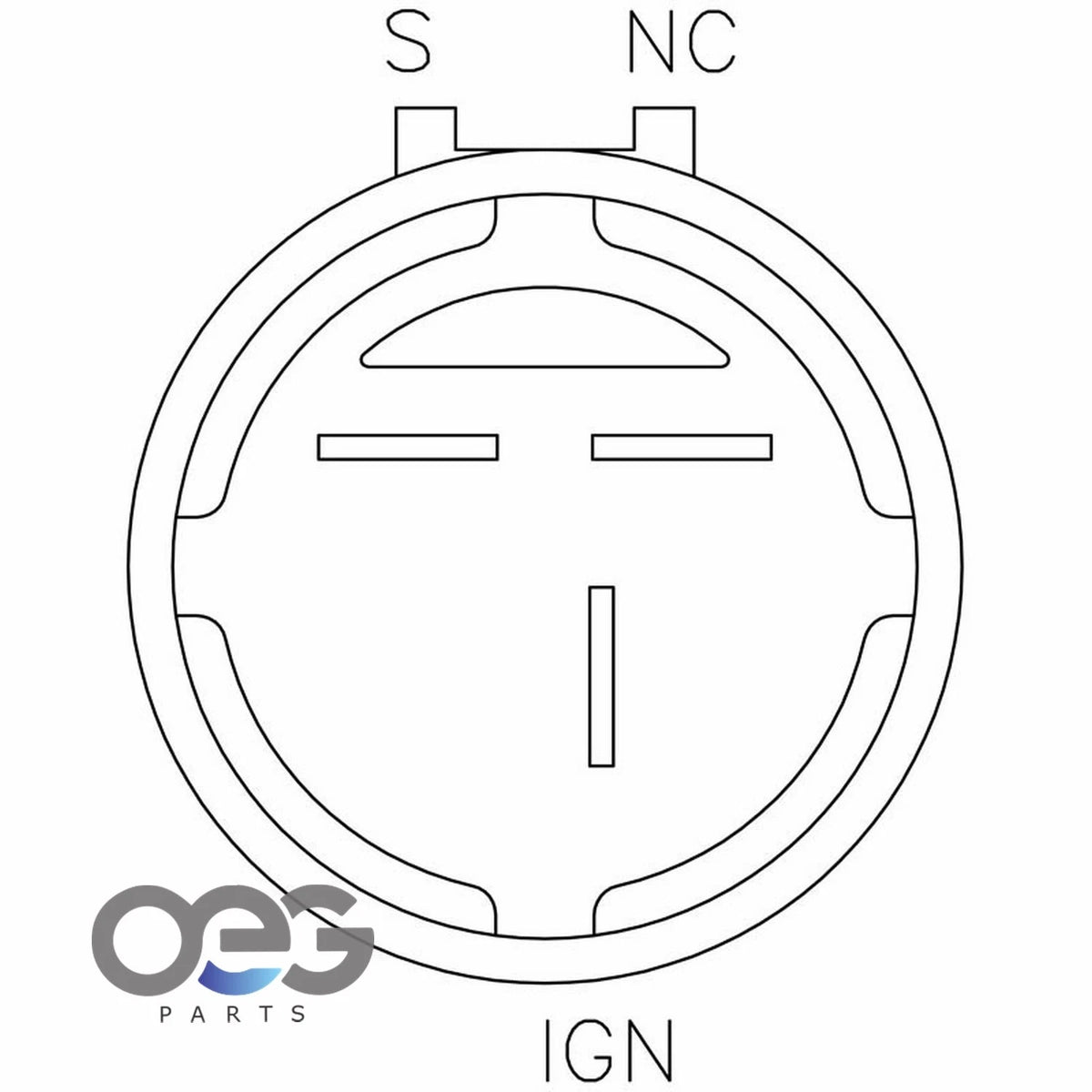 Regulator & Brush Holder for Isuzu NQR L4 3.9L (1995–1998) 94167410 8-94167-410-0