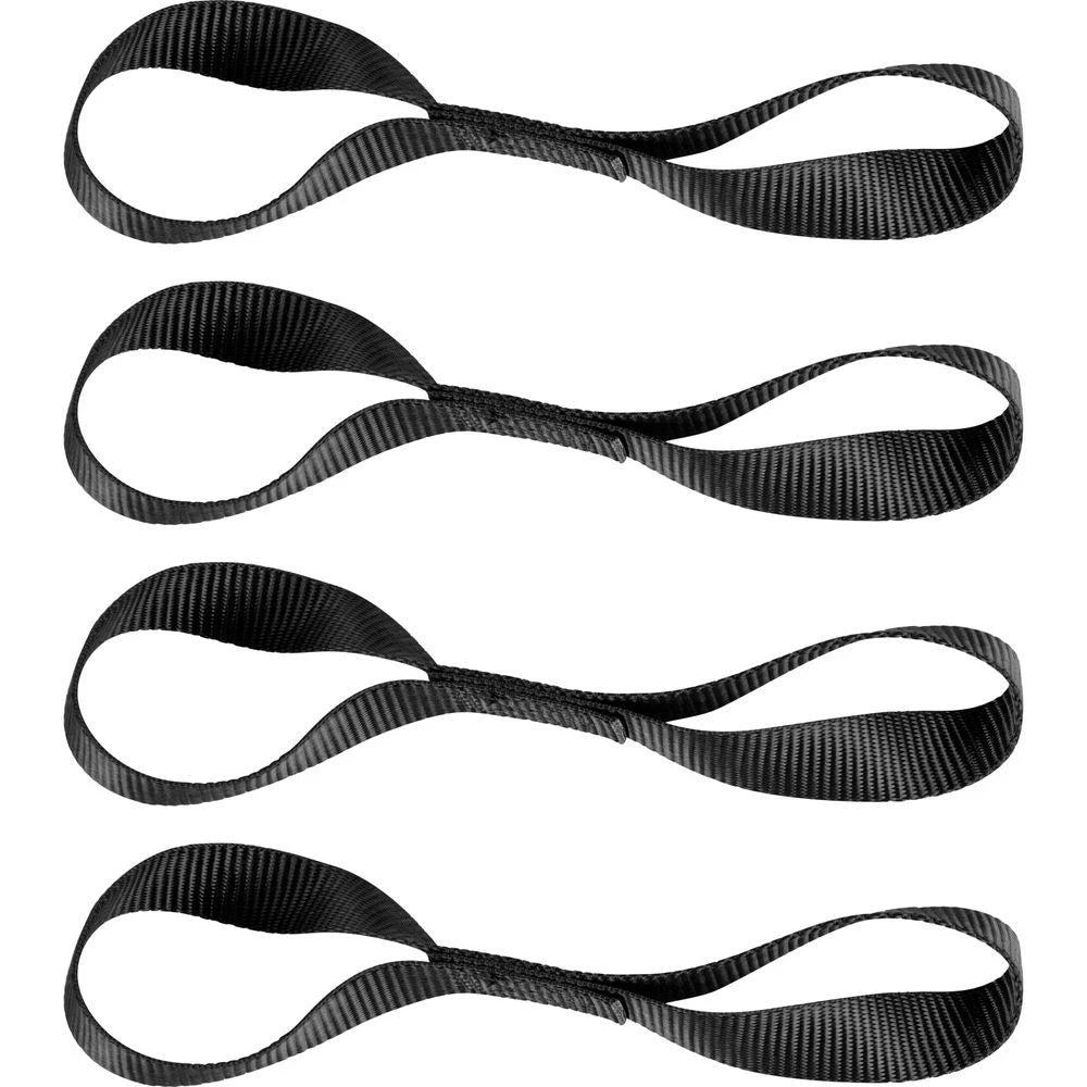 4-Pack 1" Soft Loop Straps for Secure Tie-Down (Universal)