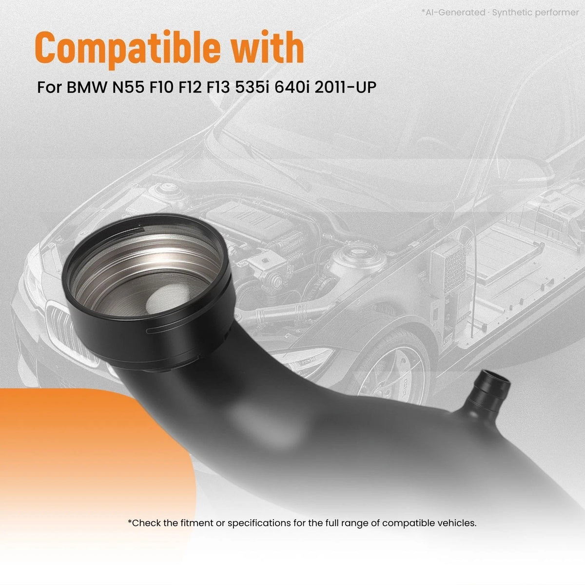 Turbo Charge Pipe Kit for BMW N55 F10 F12 F13 535i 640i X5/X6 (2011–2023)