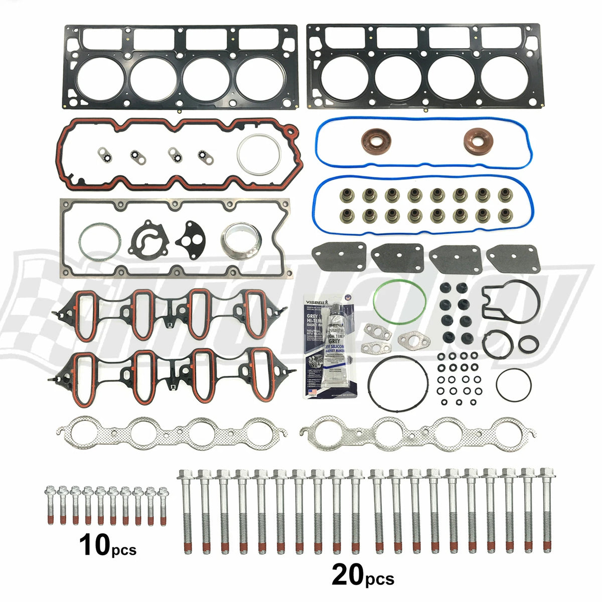 Head Gasket Set with Bolts for Chevrolet Tahoe Silverado GMC Yukon (2000–2006)