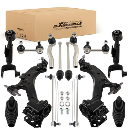 14pcs Front Lower Control Arms Sway Bar Links Tie Rods for Honda CR-V (2012–2014)