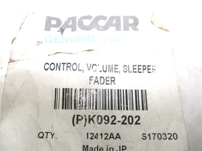 K092-202 Stereo Speaker Control for PACCAR
