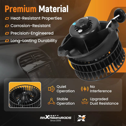 Blower Motor Fan Assembly for Chrysler Voyager, Dodge Caravan (2001–2007)