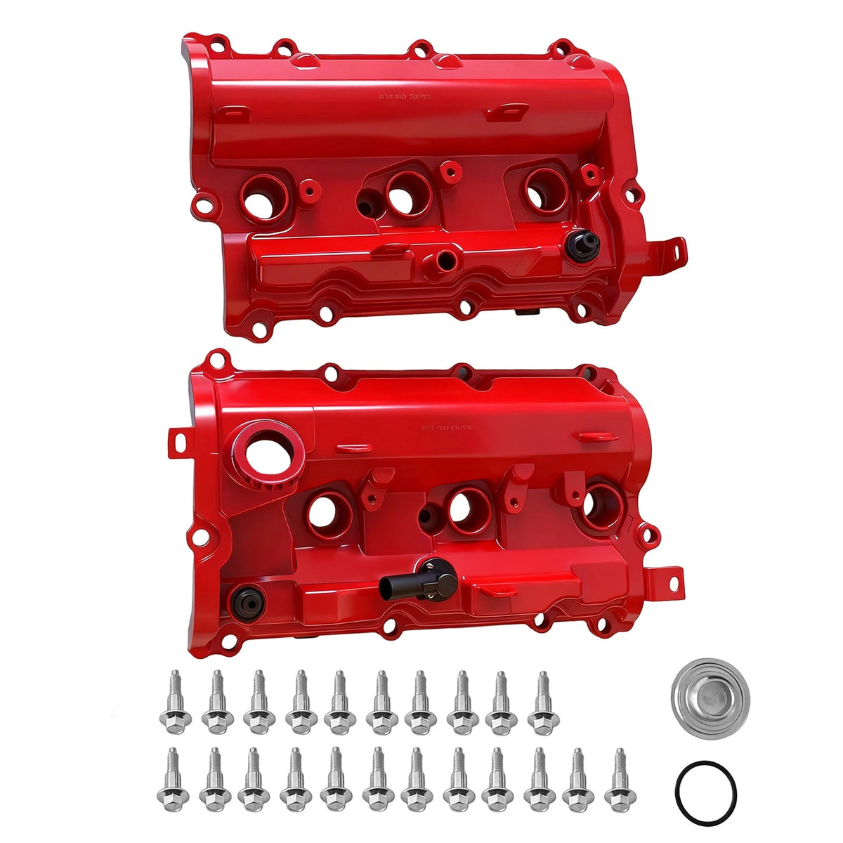 2X Aluminum Valve Cover for Infiniti G37 Q40 QX70 FX37 Nissan 370Z 3.7L