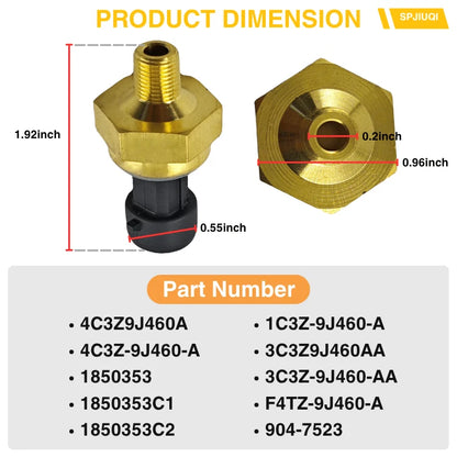 DPFE-3 Exhaust Back Pressure Sensor for Ford 6.0L 7.3L (2003–2007)