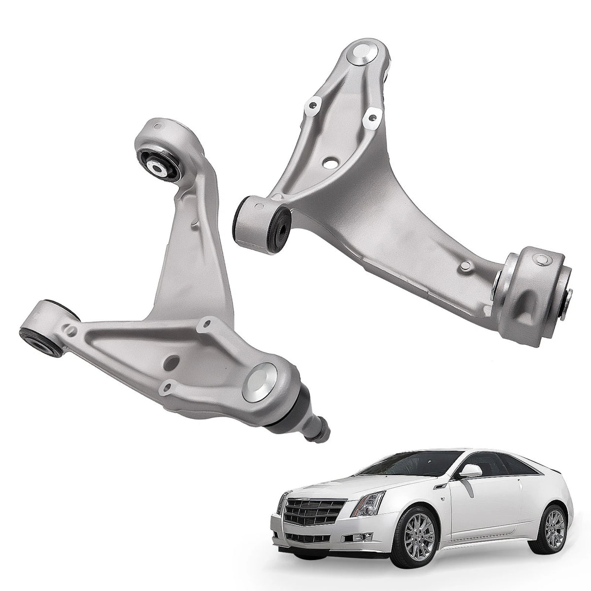 Pair Front Lower Control Arm with Ball Joint Assembly for Cadillac CTS (2008–2013)