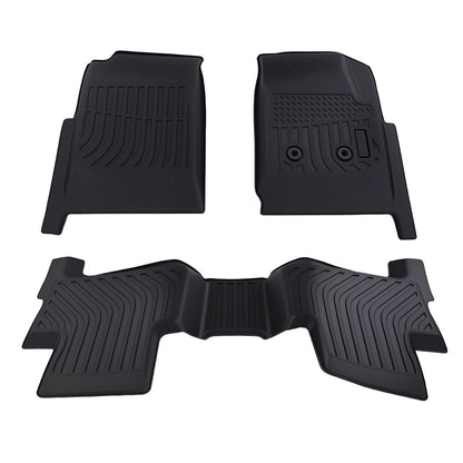 All Weather TPE Rubber Floor Mats for GMC Canyon/Chevy Colorado (2015–2022)