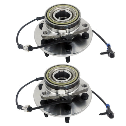 2X Front Wheel Hub Bearing Kit for Chevrolet Express 1500 GMC (1999–2014)
