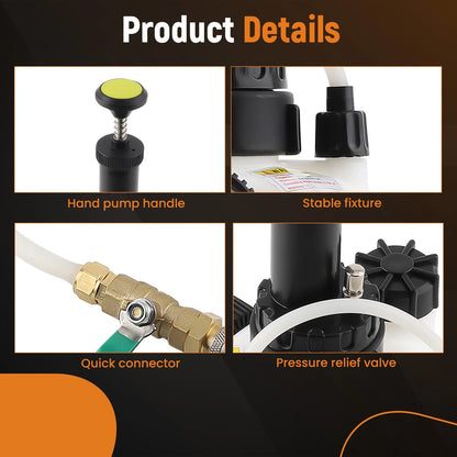 3L Transmission Oil Filling Tool with 8 Adaptors for Universal Use