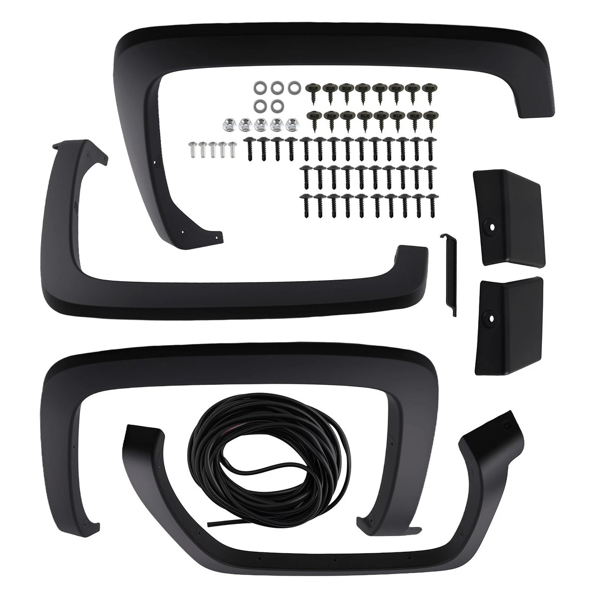 Complete Fender Flares Set for Chevrolet Silverado 2500HD 3500HD (2015–2019)