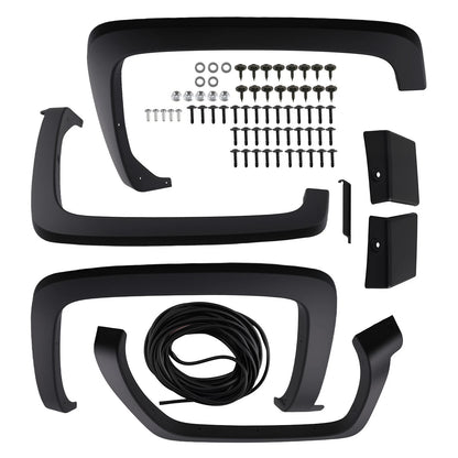 Complete Fender Flares Set for Chevrolet Silverado 2500HD 3500HD (2015–2019)