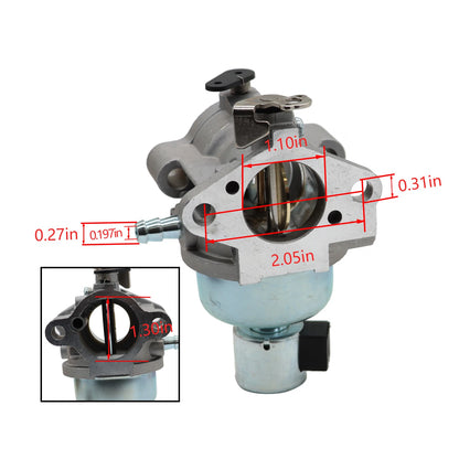 Carburetor with Fuel Shut Off Solenoid for John Deere STX38 LX255 AM128816