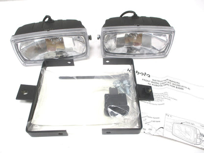 Front Work Light Kit for Kubota B3000 B7350 (6C260-97311, T1275-75303)