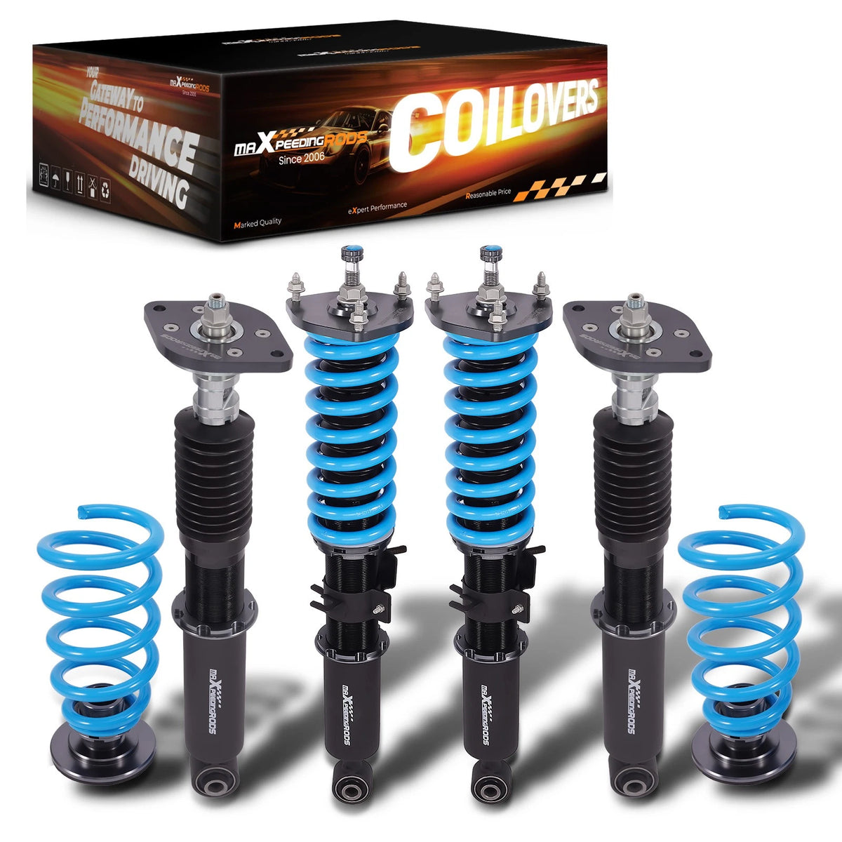24 Level Adjustable Coilovers Lowering Kit for Infiniti EX35 (2007–2013)