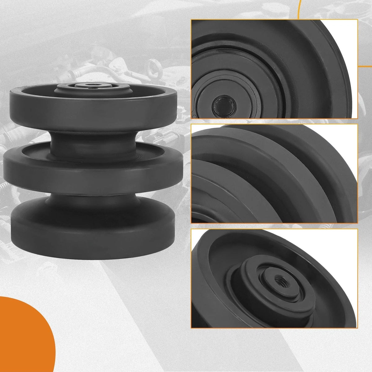 Bottom Roller for Bobcat Skid Steer T140 T250 T300 (Solid 6689371 6732901)