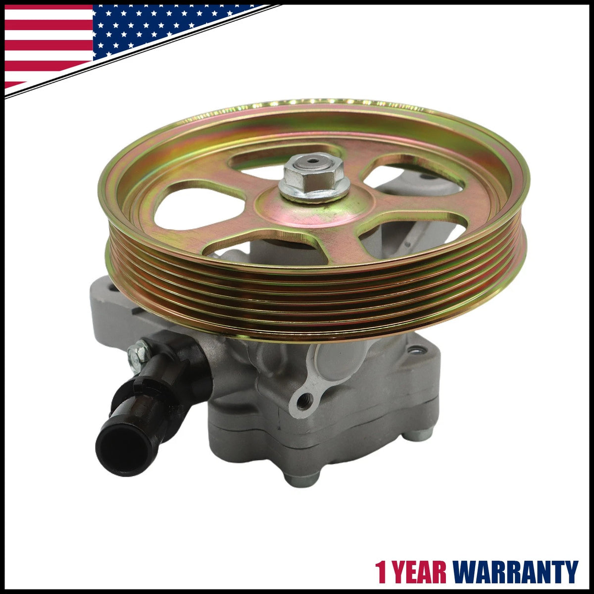 Power Steering Pump w/ Pulley for Honda Ridgeline (2006–2007, 2011)