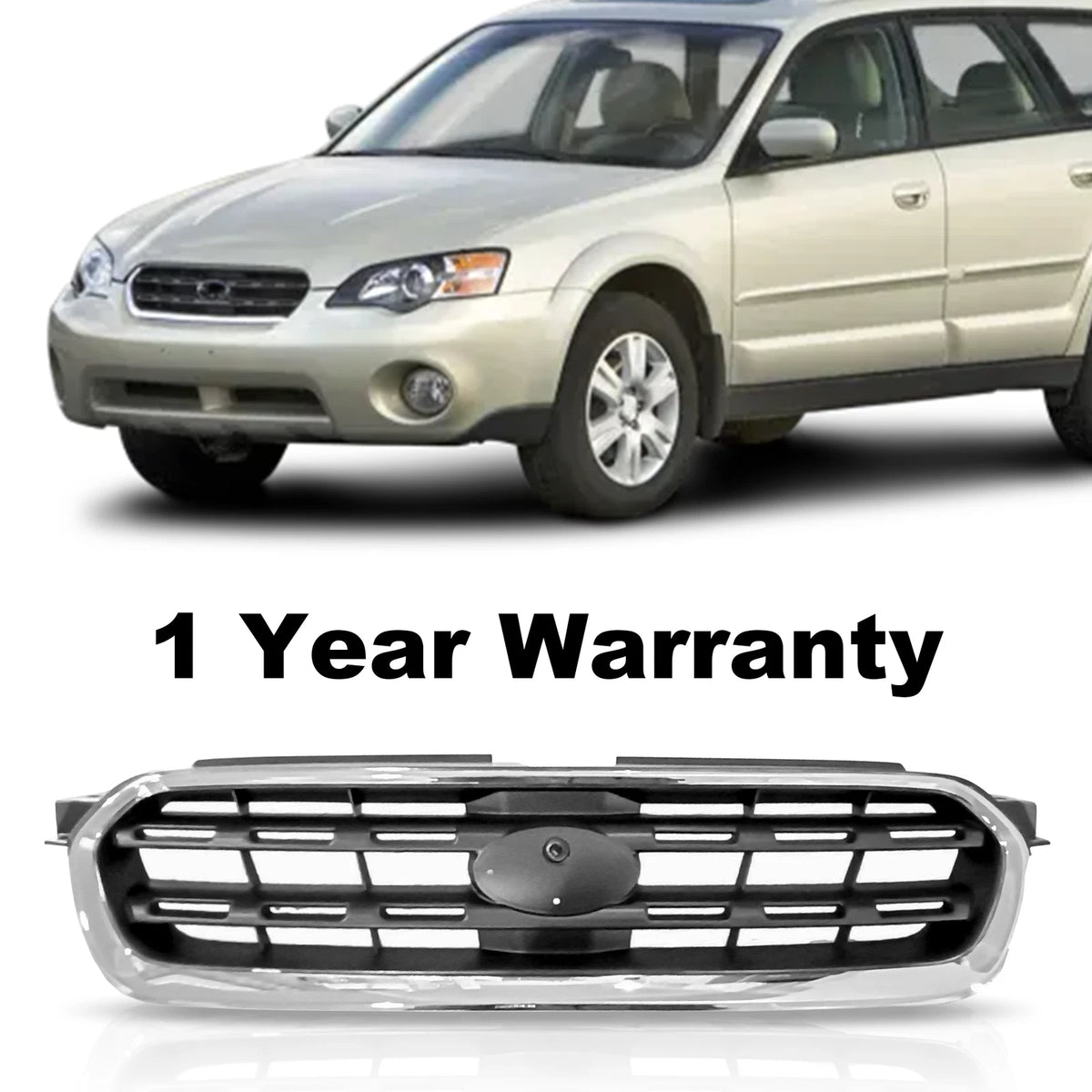 Grille Grill Assembly for Subaru Outback (2005–2007) 91121AG07C