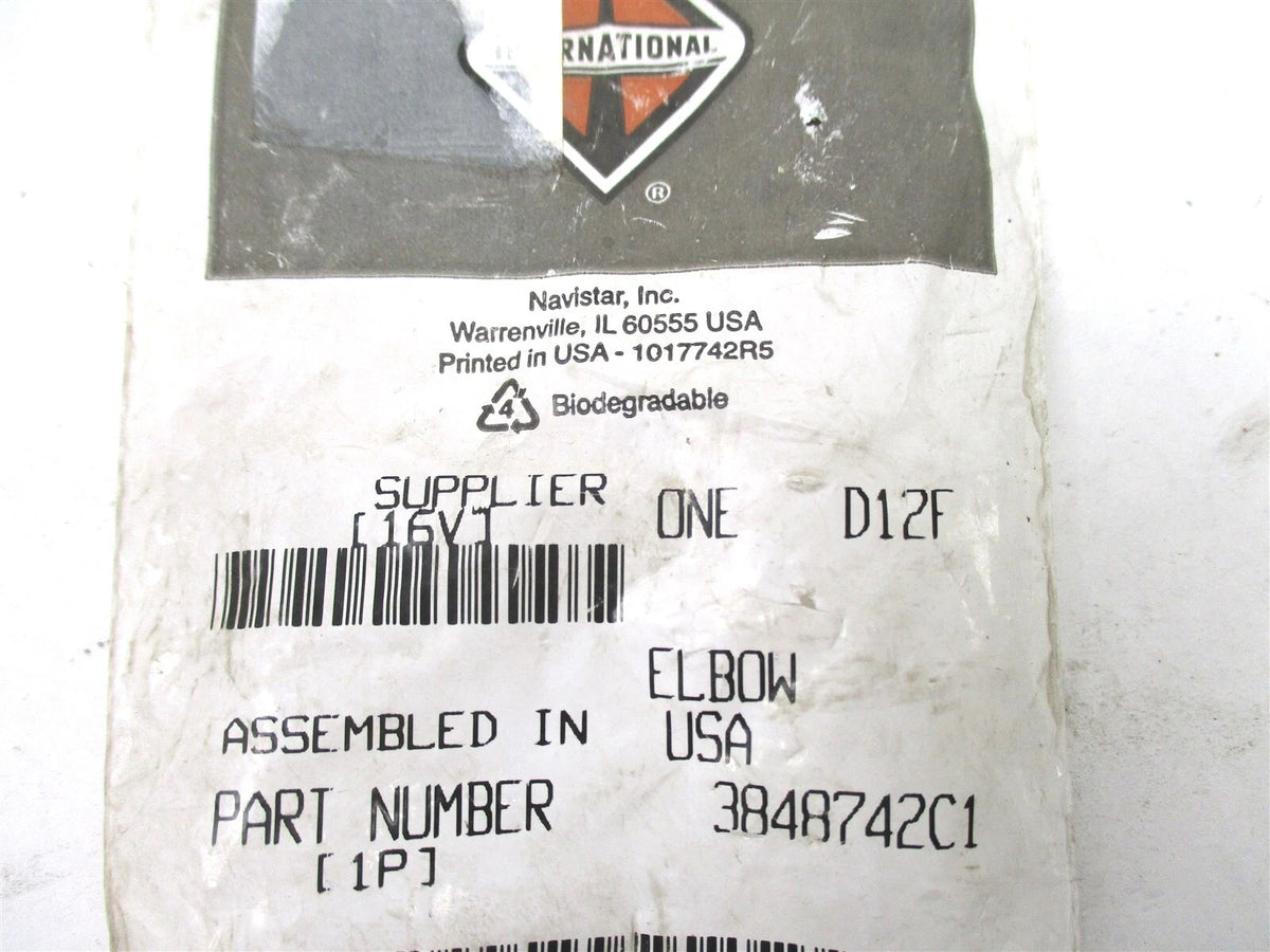 Coolant Inlet Elbow for International (3848742C1) (90° 3/4 x 3/4)