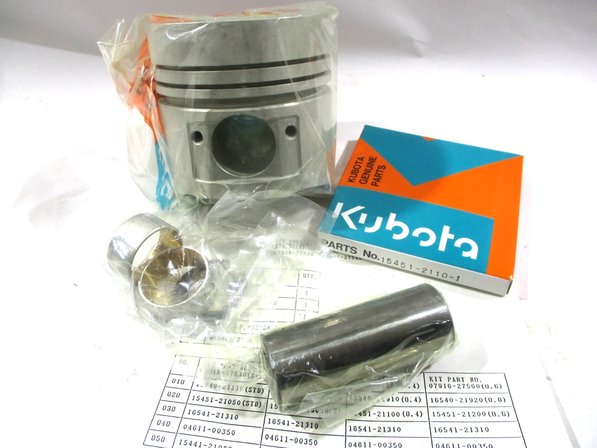Piston and Ring Kit for Kubota V4302 (07916-27550)