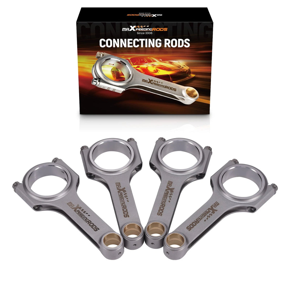 H-Beam Connecting Rods with ARP Bolts for Acura Integra GSR B18C1 Type R (1994–2001)