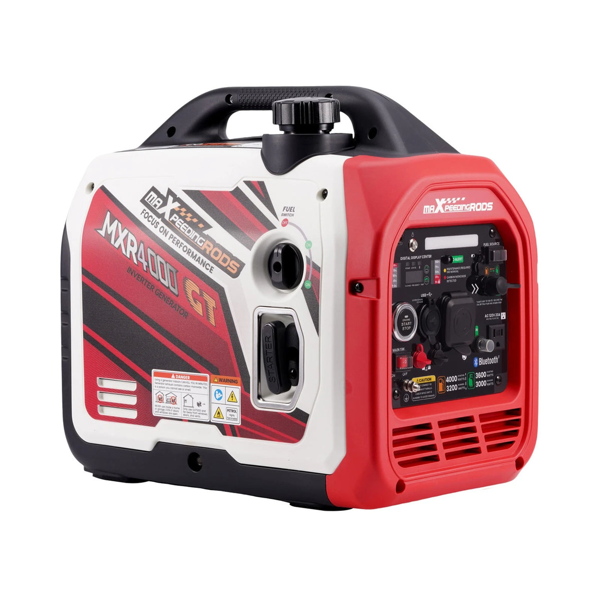 4000 Watt Inverter Generator for Outdoor Camping (Gas/LPG)