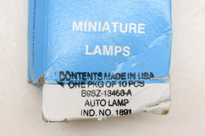 10X Clear Bulbs for Ford B9SZ-13466-A (NOS)