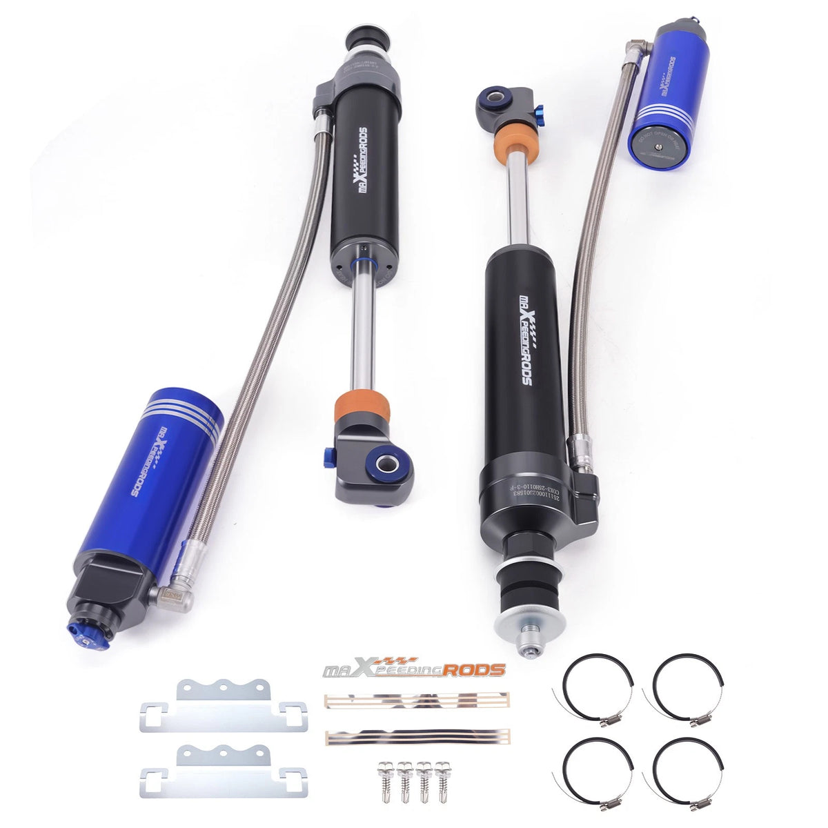 10 Levels Front Reservoir Shocks for Chevy GMC Silverado Sierra (2001–2010)