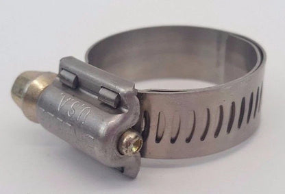Set of 10 Liner Worm Drive Hose Clamps for 1-1/16" to 2" Hoses