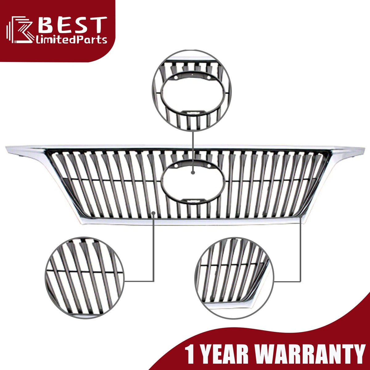 Chrome Front Grille for Lexus RX350 (2010–2012) LX1200131 53101-0E041