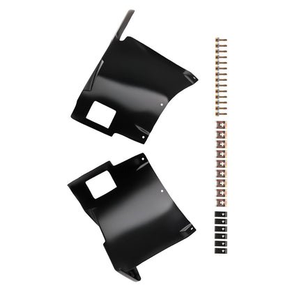Bumper Splash Panel Set of 2 for BMW E39 M5 (1996–2004) 51712694832 Black