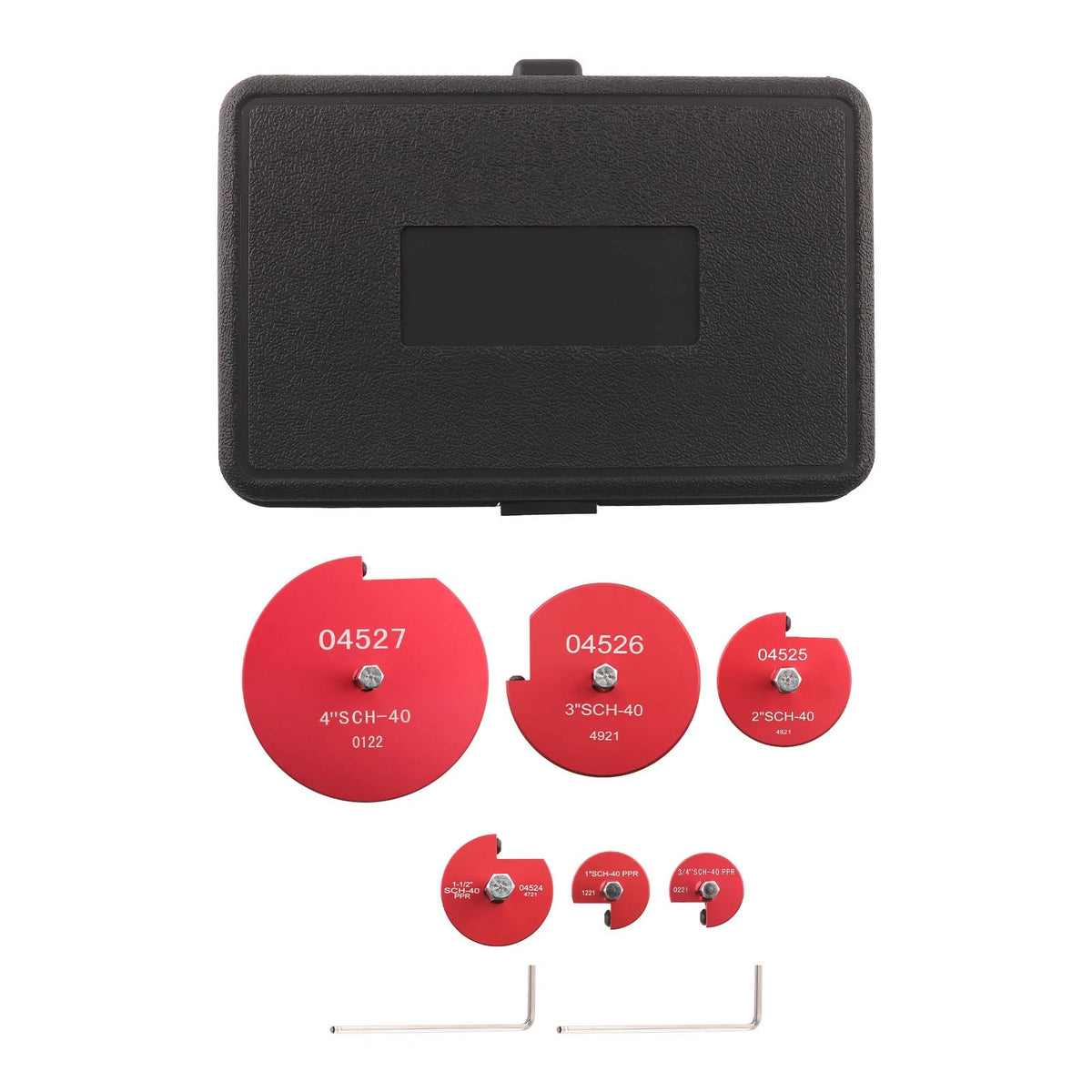 6 Sizes PVC Pipe Reamer Kit for Standard Drills (PPR75)