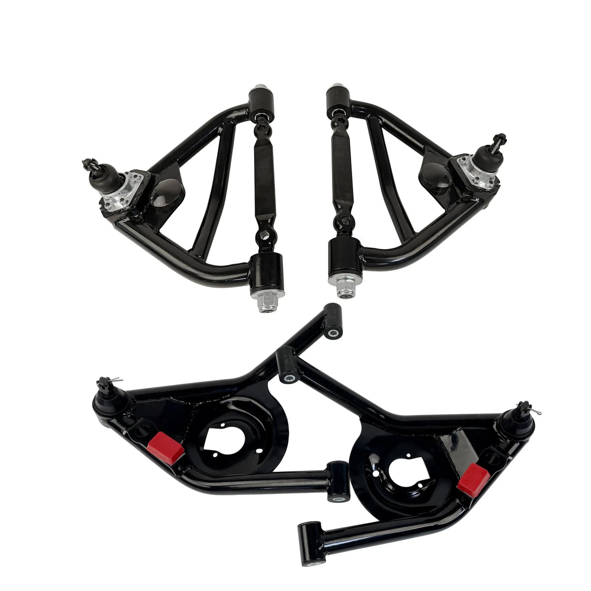 Set of 4 Front Tubular Control Arms Suspension Kit for Chevrolet Camaro (1970–1981)