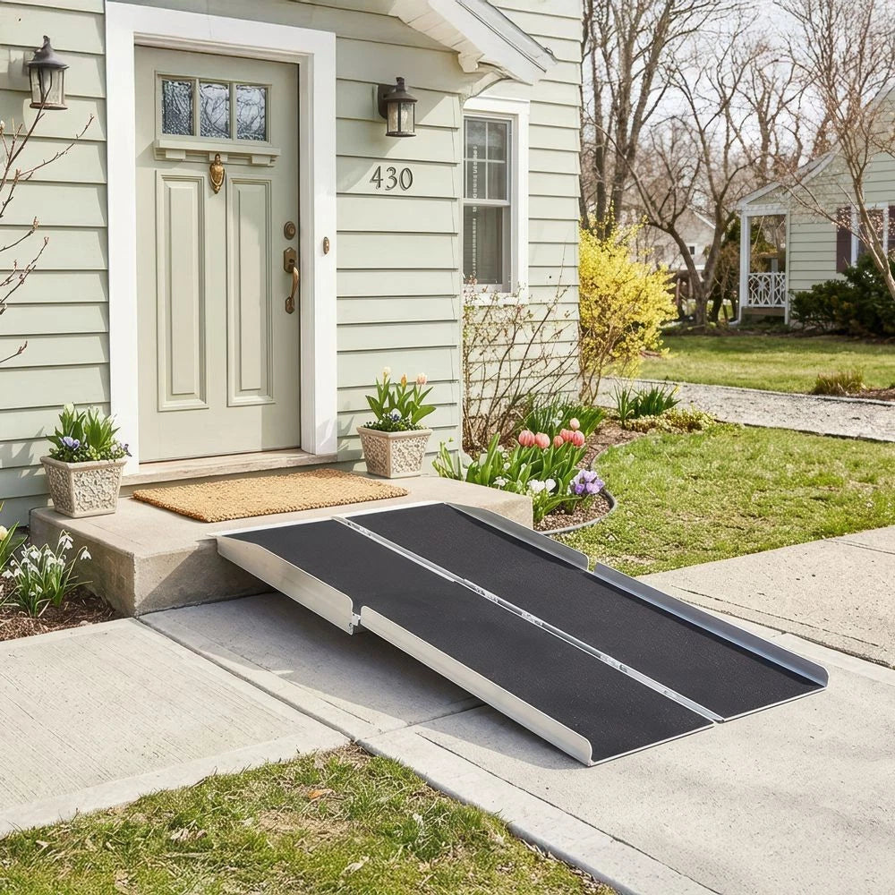 4' L Aluminum Multi-Fold Wheelchair Ramp